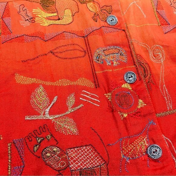 Draper’s & Damon’s Tribal Embroidered Jacket Petite - Picture 6 of 12